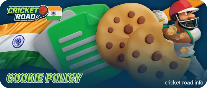 How the cookie policy works at Cricket Road India online