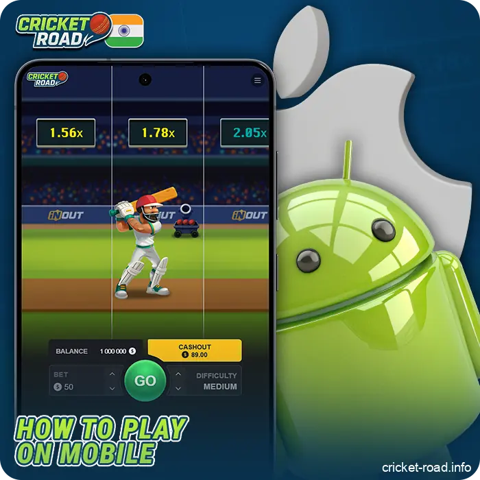 Play Cricket Road on your mobile phone - download for Android and iOS