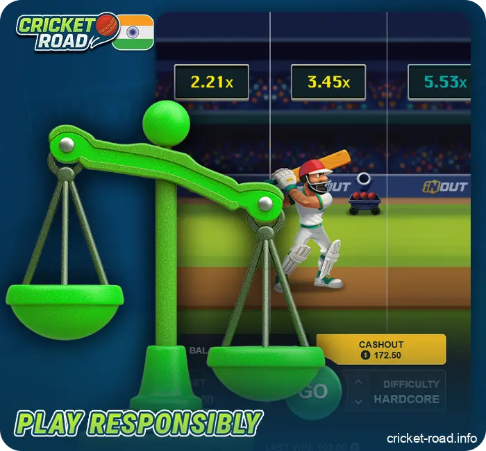 About responsible gaming principles in Cricket Road for residents of India