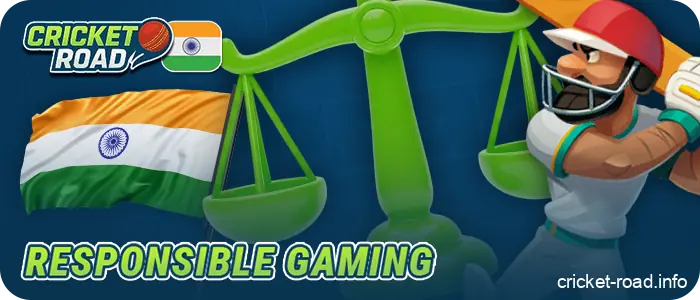 About responsible gaming at Cricket Road in India